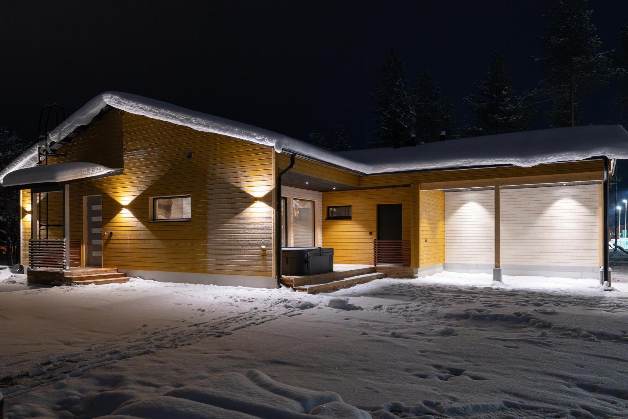 רובניימי Premium Lapland Villa With Jaguzzi מראה חיצוני תמונה